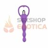 Dilatador anal con aro extractor purpura Aquila